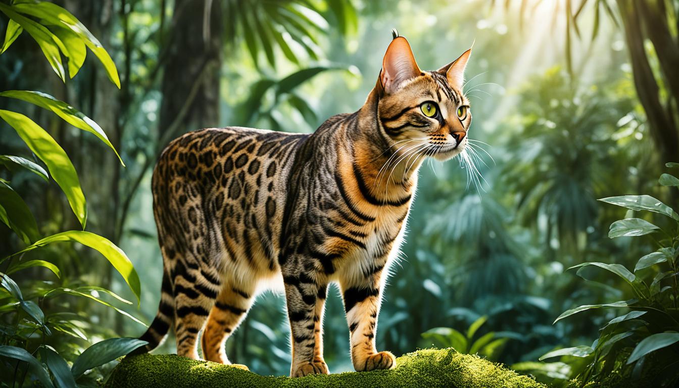 Silver Lynx Bengal Cat