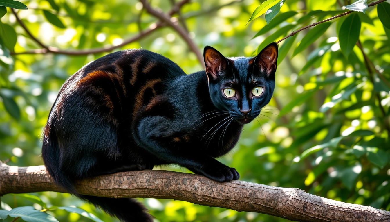 Black Bengal Cat